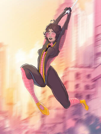 1 Full-Body Complex Pose Coloured with Complex Background - £80