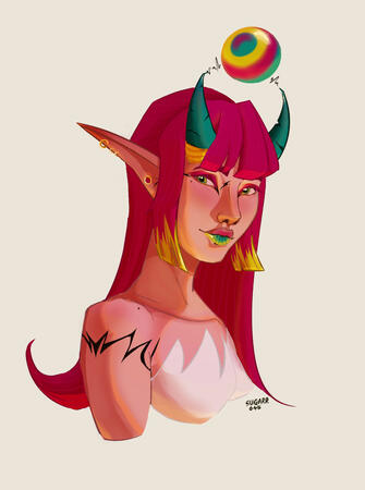 1 Coloured Bust - £35