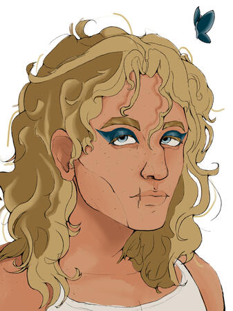 1 Coloured Headshot - £30